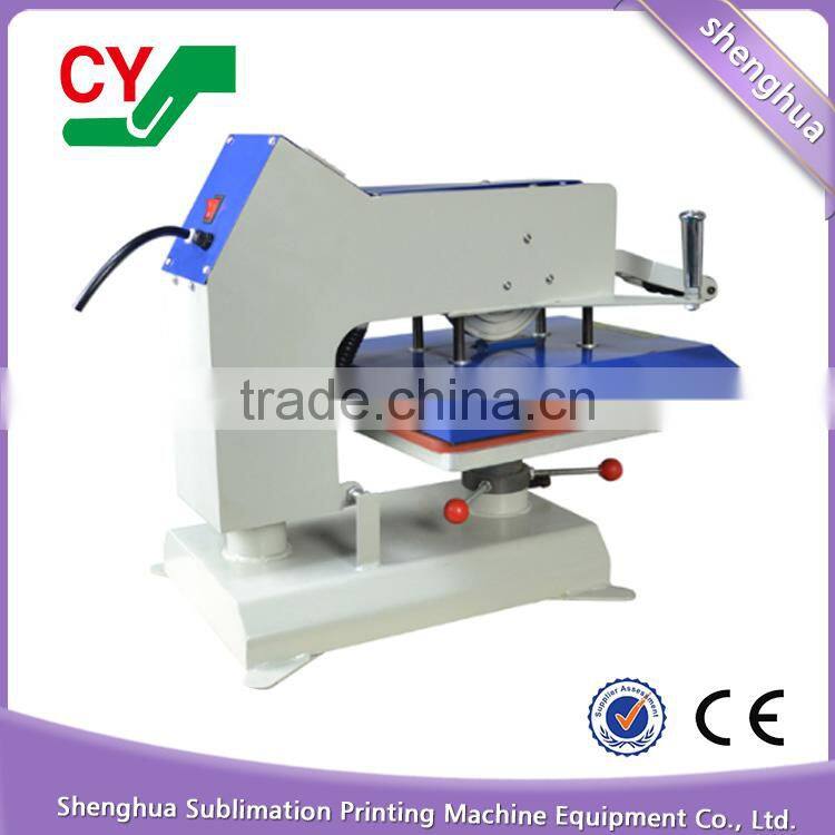 China made shaking head heat press clothes printing sublimation machine