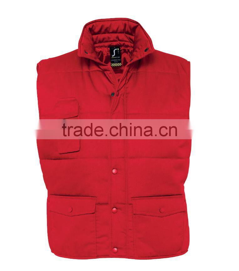 Best high quality high collar 6 pockets workwear bodywarmer