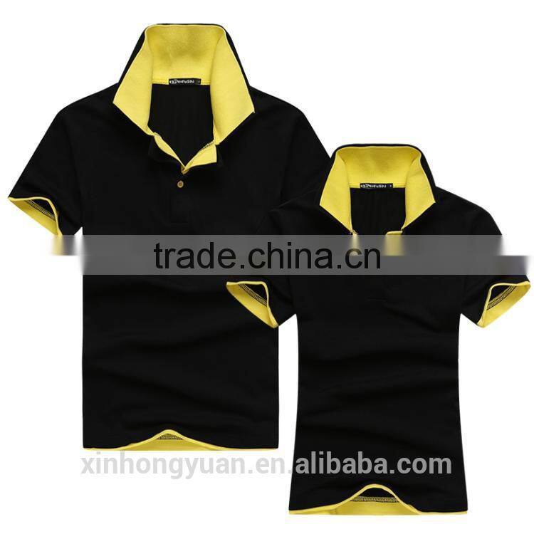 custom colorful men polo t shirt designs combination polo t-shirt