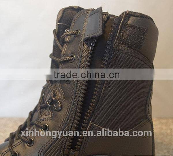 custom high quality real leather military boots