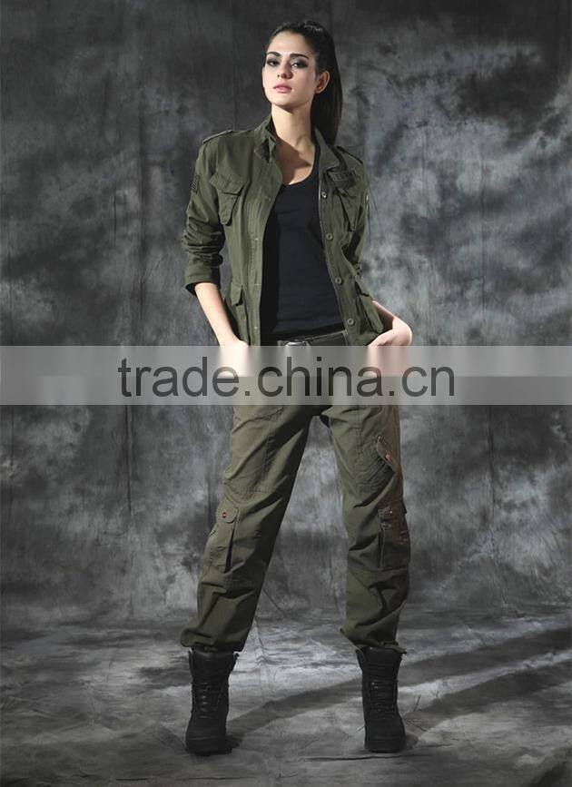 fashion style army jacket women army uniform military jacket green color custom designs pictures brand china manufacturer
