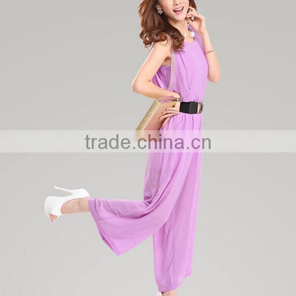 New Style Women Elegant flared and comfortable modern ladies summer Jumpsuit