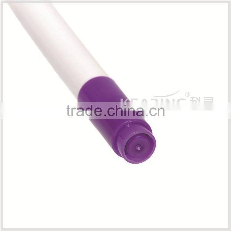 Kearing brand Fabric garment air erasable self vanishing violet+pink color Dual tipped air erasable marker # AT10-VP