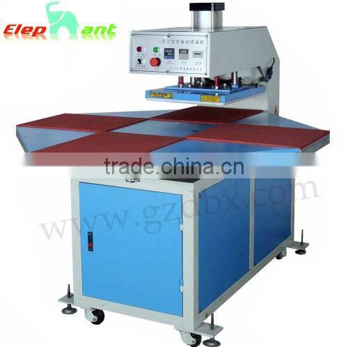 4 station Rotary worktable semi-automatic t-shirt heat press machine