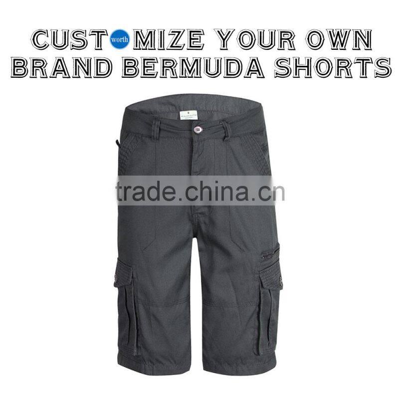 Bulk Cargo Shorts Men's Custom Clothing with Multi Pockets