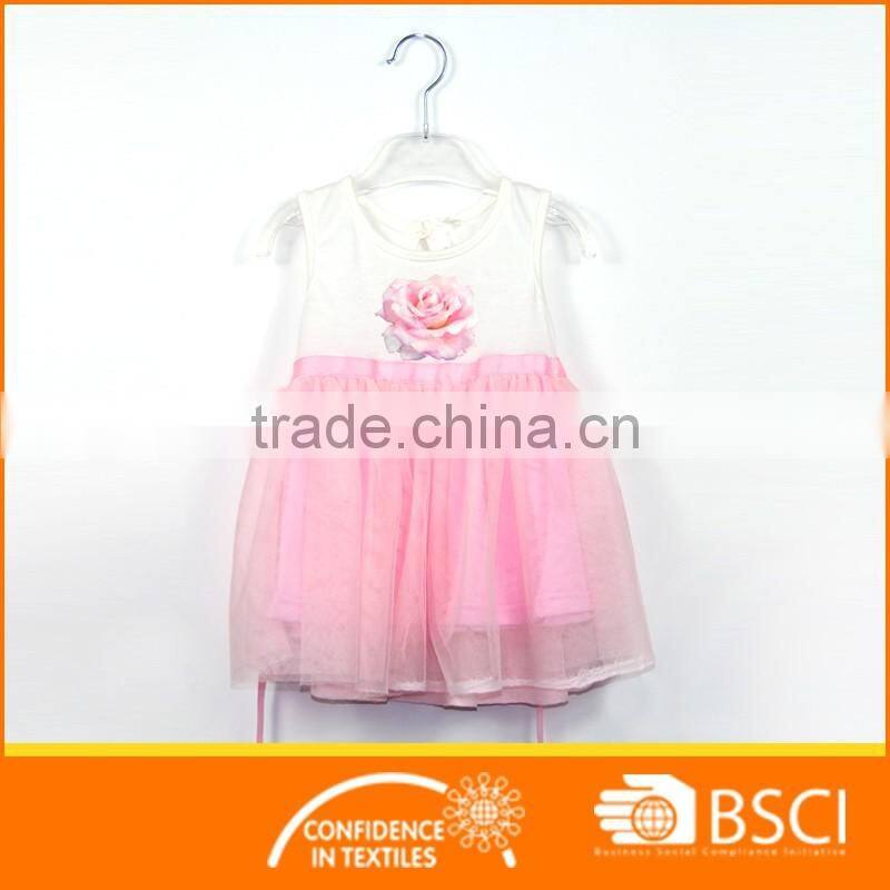 Children Wear Baby Girl Pink Party Dress