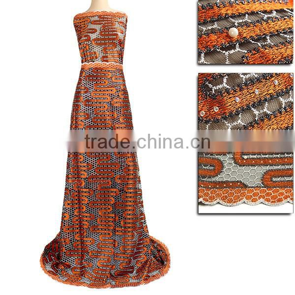 BestwayTex African Charming French Lace Fabric FL0208-5