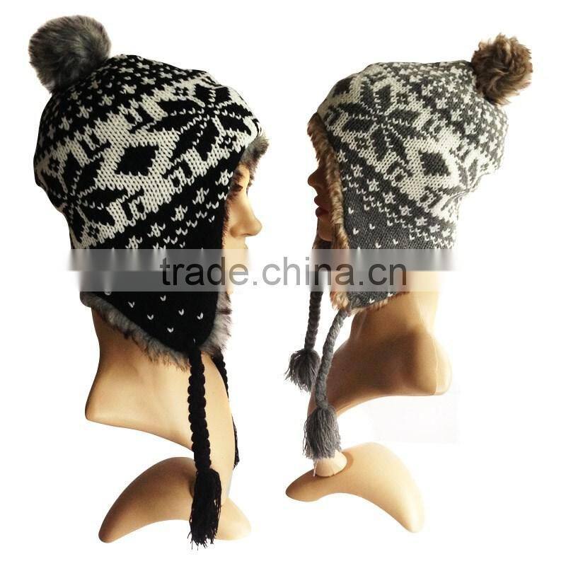 knitted women new style girls fashion winter women hat beanie factory