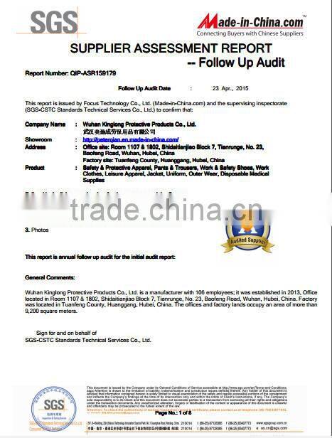 High Visibility Reflective Oxford Shell Safety Winter Parka