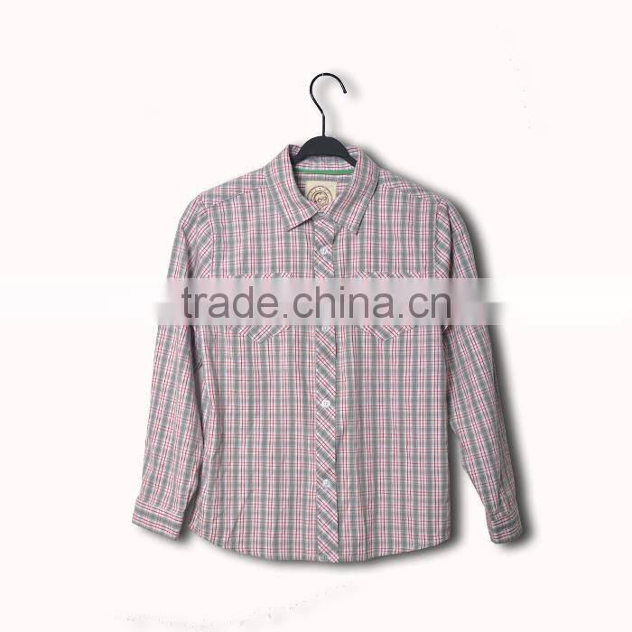 latest kids boy long sleeve checked shirt designs for boys
