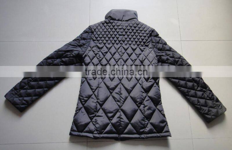 Women Polyester Quilted Padded Jacket