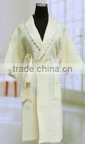 100% cotton bath gown