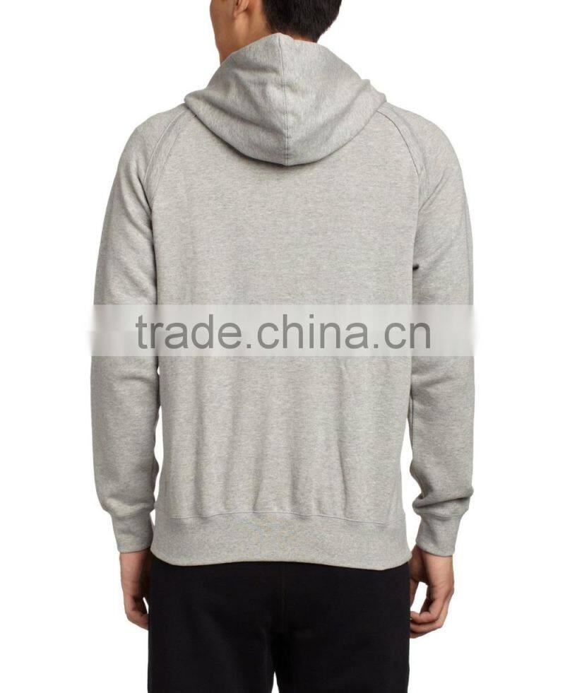 Comfortable grey cheap custom sport hoodies superior mens hoodies