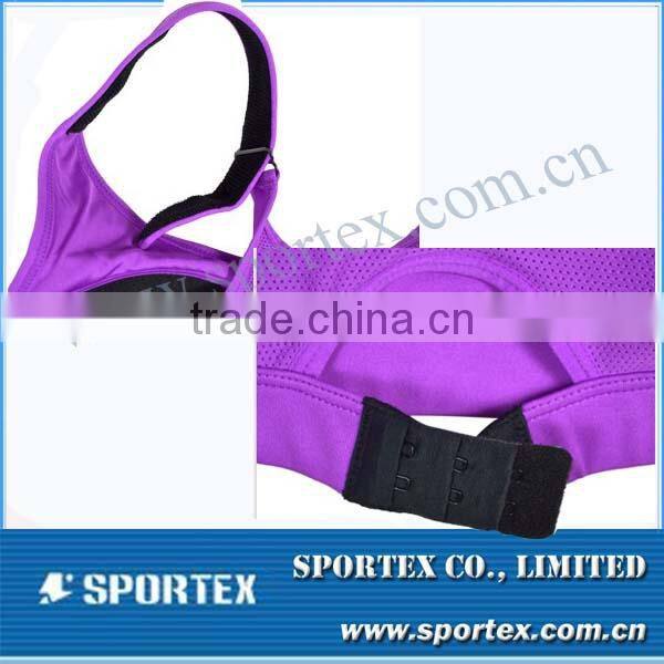 2017SS cross back wide strap breathable ladies sports bra, yoga bra, running bra