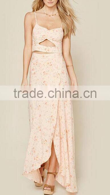 Runwaylover EY2204D Hot Sale 2017 Ladies Fashion Long Style Printed Skirt