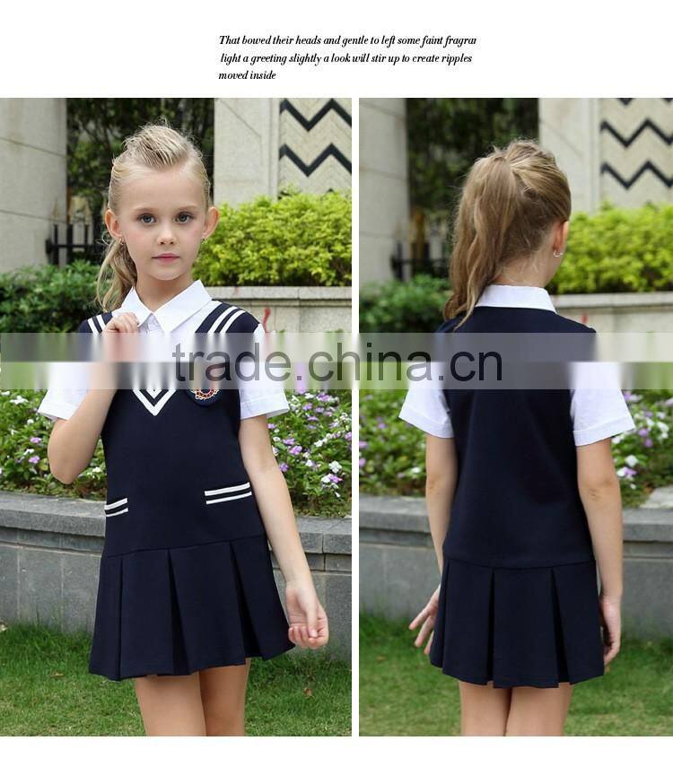 Juqian China uniform manufacturer custom-made stylish red autumn summer kindergarten school uniform