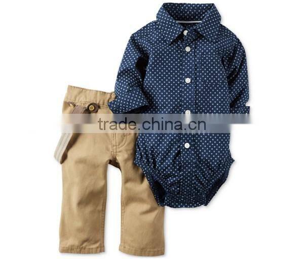 Sweater/shirt/pants matching clothing sets suit boys clothing sets