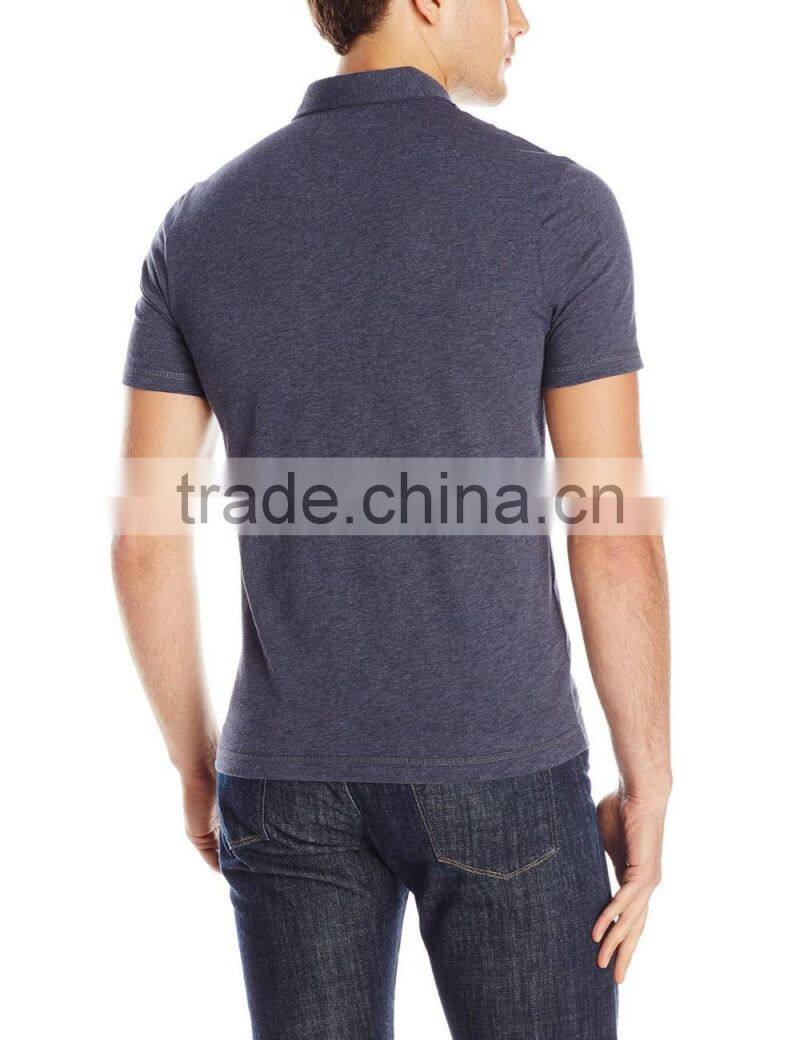 mens short sleeve blank loose dri fit polo shirts LT5889