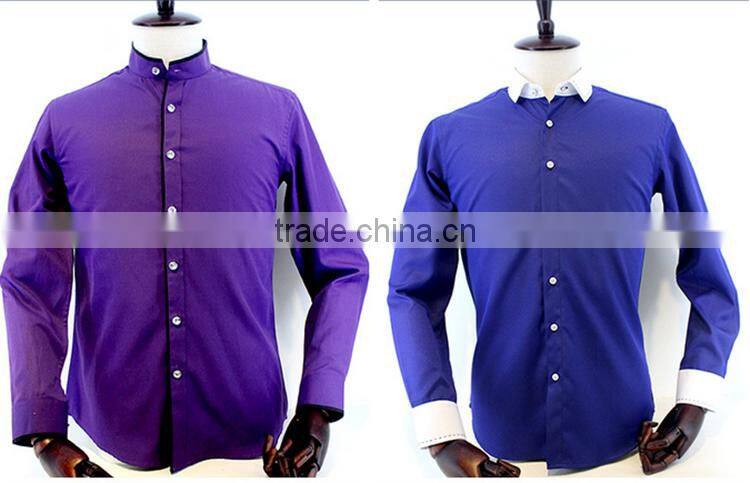 100% Cotton New button down shirts ,fashion pinstripe long sleeve shirts for men,OEM service for men's shirts