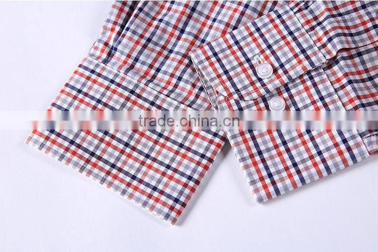 China direct factory customise 100% cotton check pattern latest formal shirt designs for men