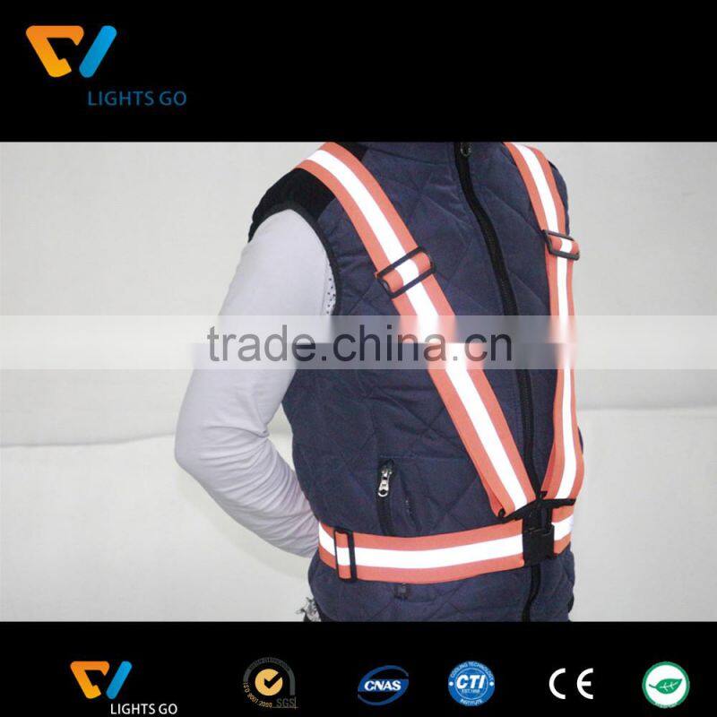 Run High Visibility custom reflective belt cycling running With Scotchlite 3M