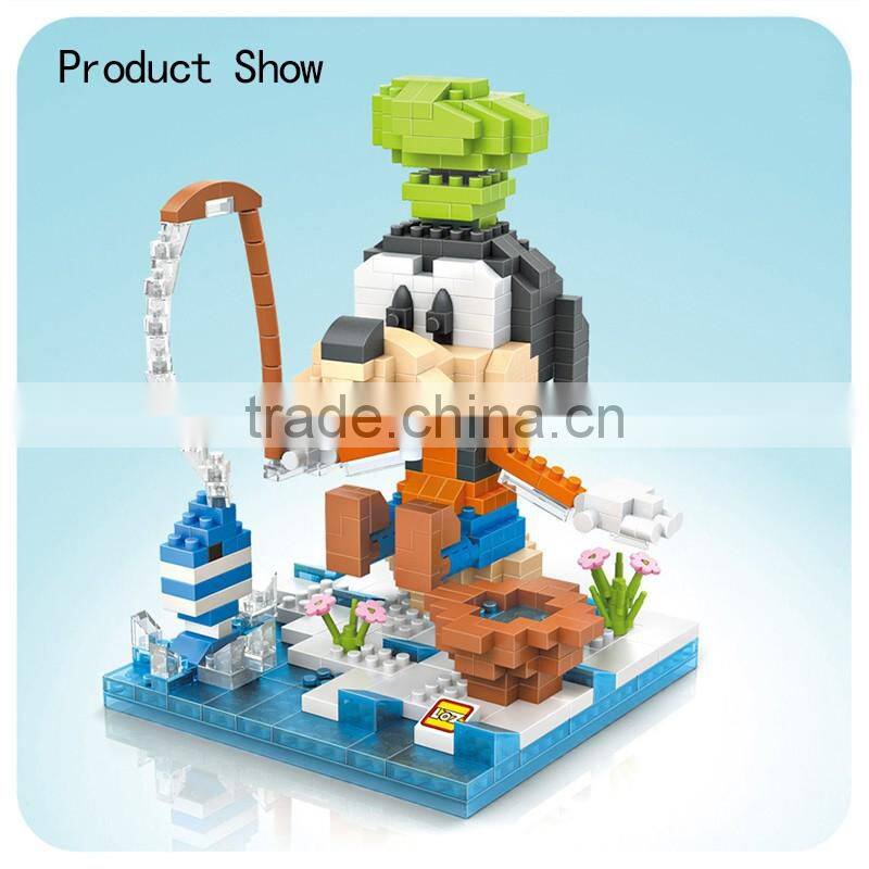 Plastic Intellectual Toys Building Cartoon Blocks for Kids