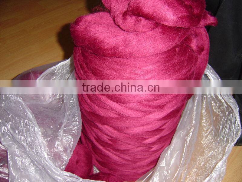 100% polyester tops -converted from tow