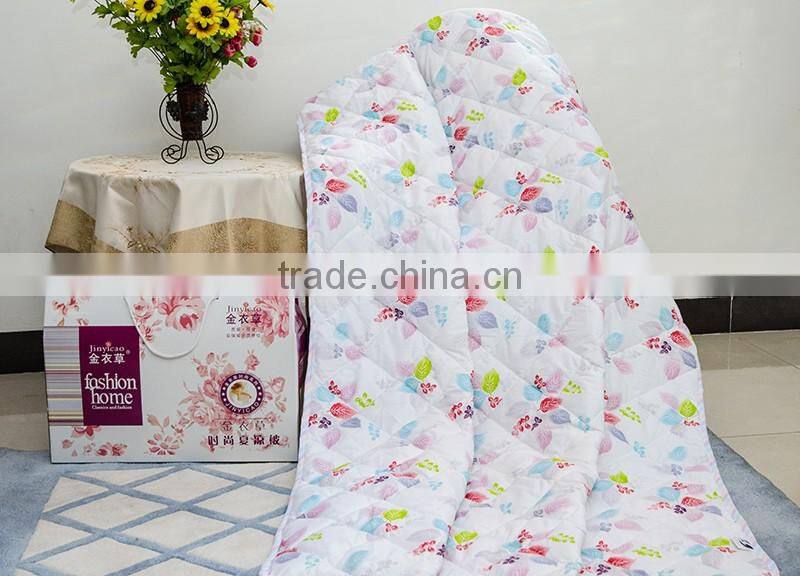 Hot sale Floral Summer Cotton Quilt/Polyester Duvet