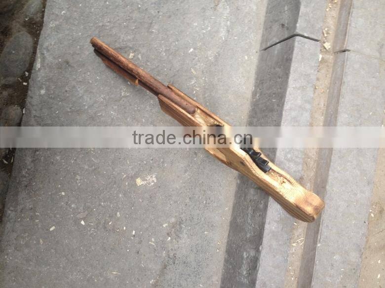 1 Piece MOQ,12" Natural Unfinished Softwood Craft Wood Gun,Wood Crafts Pistol for Kids,2015 DubaaFashion.com