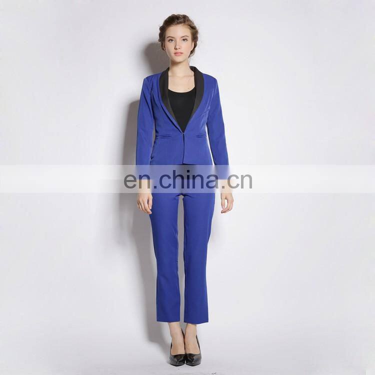 Formal office uniforms V neck designs for ladies suits and blazer