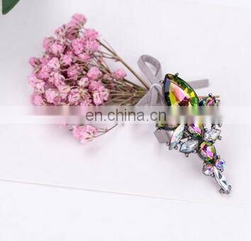 Vintage Bohemia Large Crystal Stone Big Ring Colorful Russian Indian Ring Women Exaggerated Decorate Party Jewelry