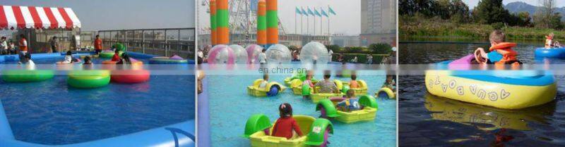 Inflatable Water Bumper Cars for Kids / Swimming Pool Aqua Paddler Boat For Kids