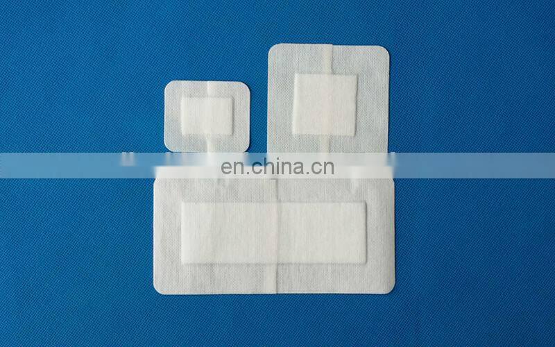medical disposable adhesive sterile wound dressing with absorbent pad for health care