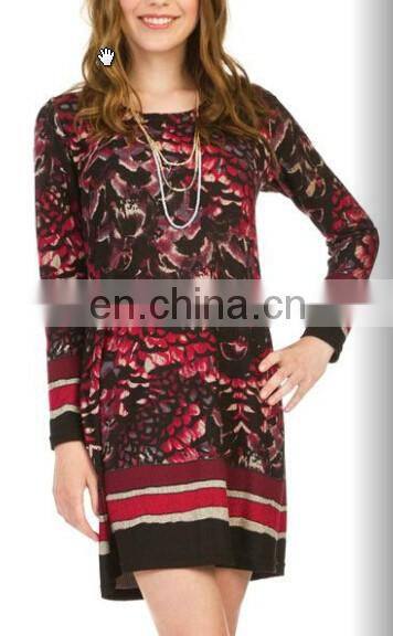 Asymmetrical Hem Royal Blue Wholesale Knitwear Tunic