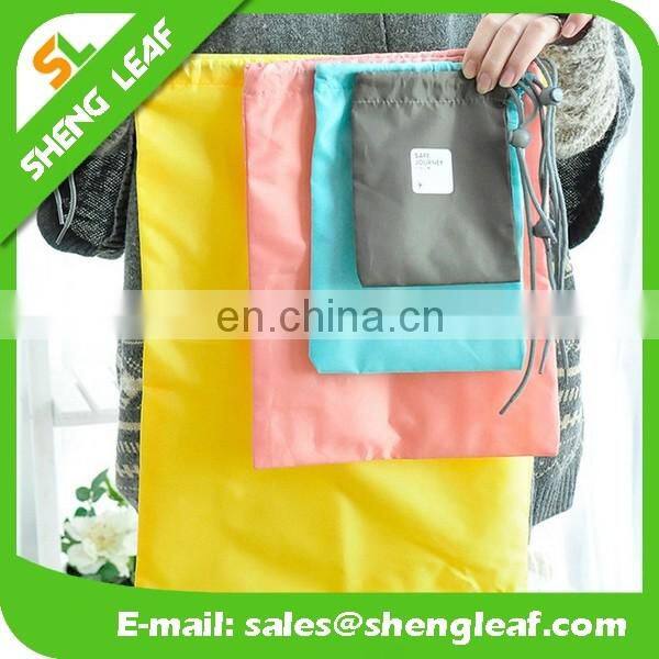 Beautiful bright color drawstring bag canvas