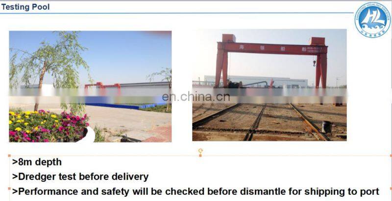 Highling Manufacturer River Cutter Suction Dredger (Solid Sand Capcity 160m3/h,Depth 8 m)