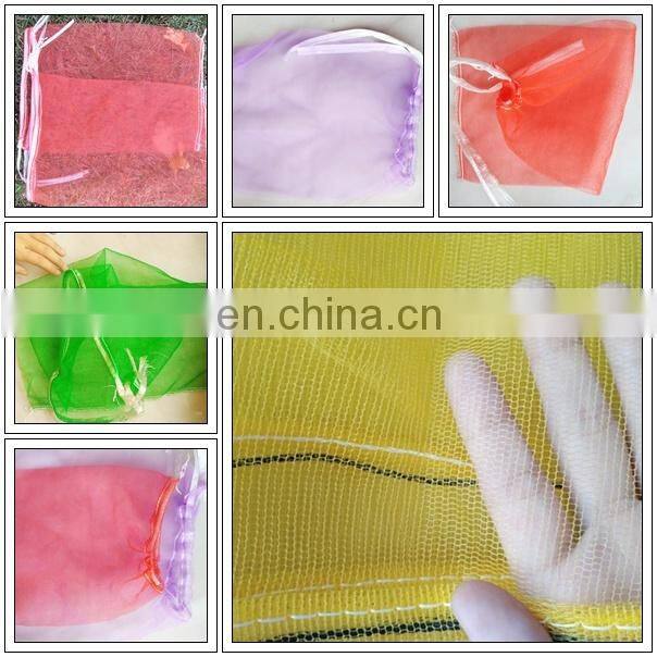 Raschel mesh bags on roll for vegetable mesh bag roll