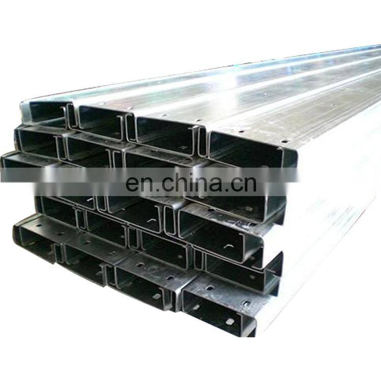 Factory high quality galvanized metal construction c purlins