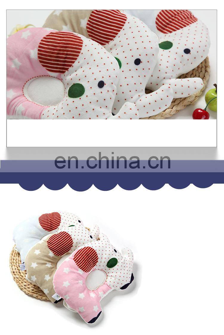 Baby pillow Amazon hot sell Comfortable cotton washed Cotton Sleeping Feather Baby Neck Pillow