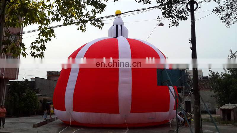 Light Red Fabric Building Structure tent inflatable For attractions