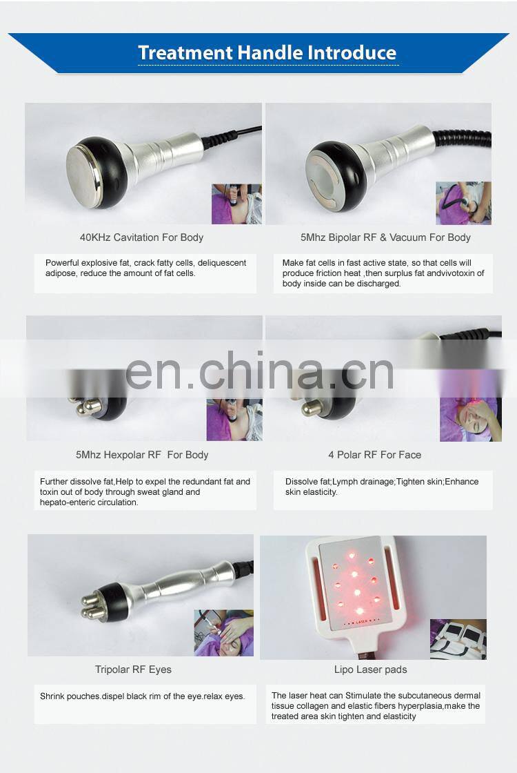 radio frequency lipo laser dual wavelength slimming ultrasonic liposuction cavitation