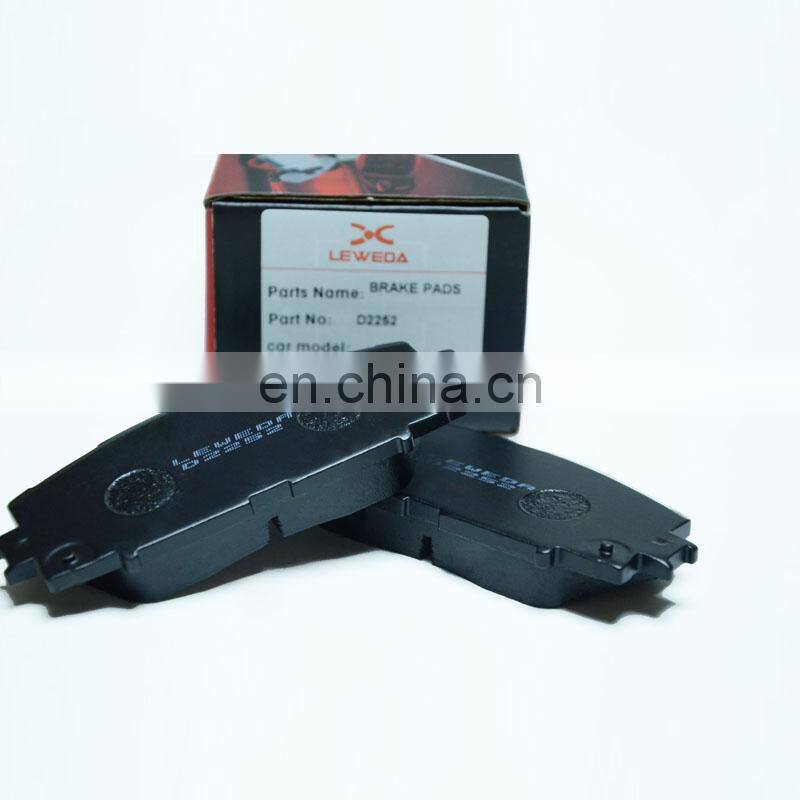 Best China auto parts ceramic brake pad D2252 with factory price