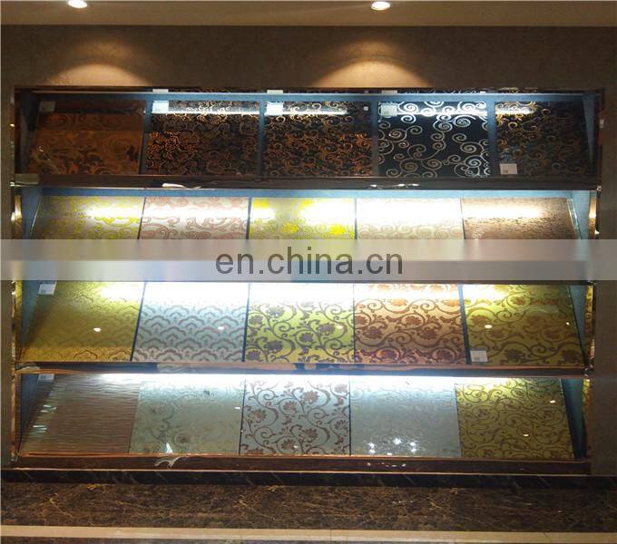 China Supplier Custom Shape 6mm Decorative Glass wall art Used For Decoration