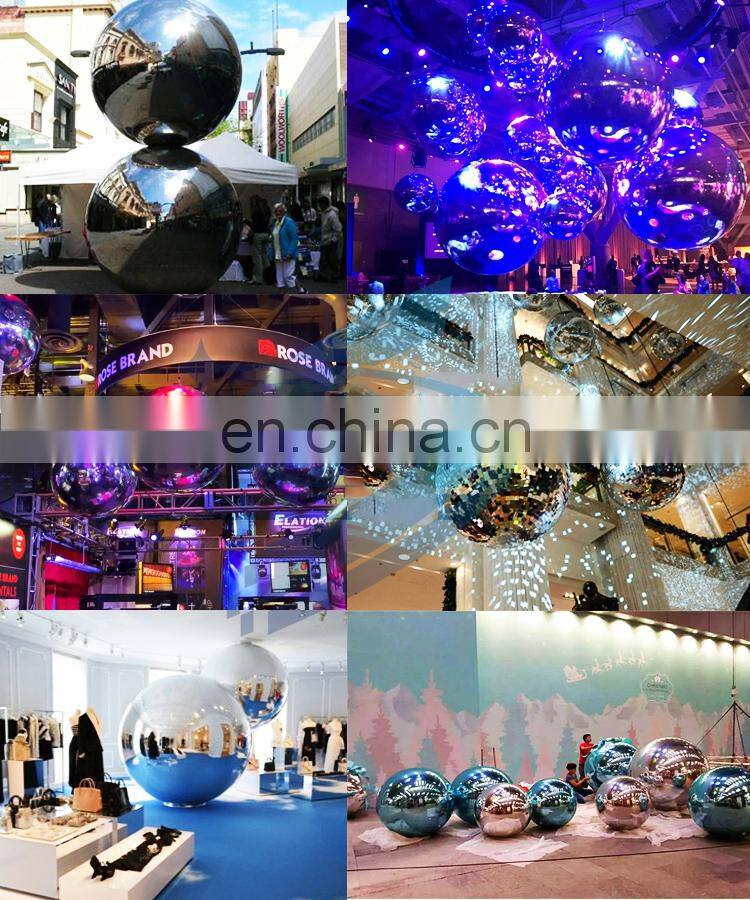 Wholesale Inflatable Disco Silver Mirror Ball Balloon Inflatable Floating Mirror Balloon , Outdoor Inflatable Mirror Ball