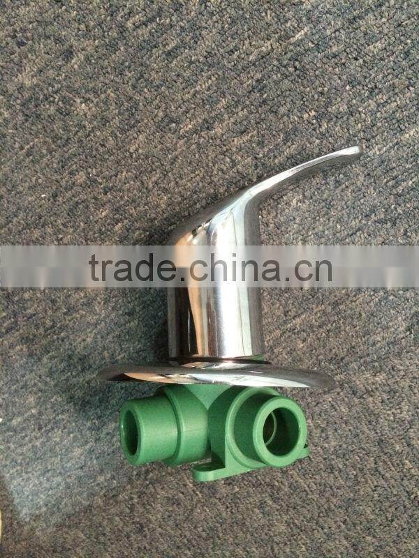 economic single lever shower tap mixer of ppr