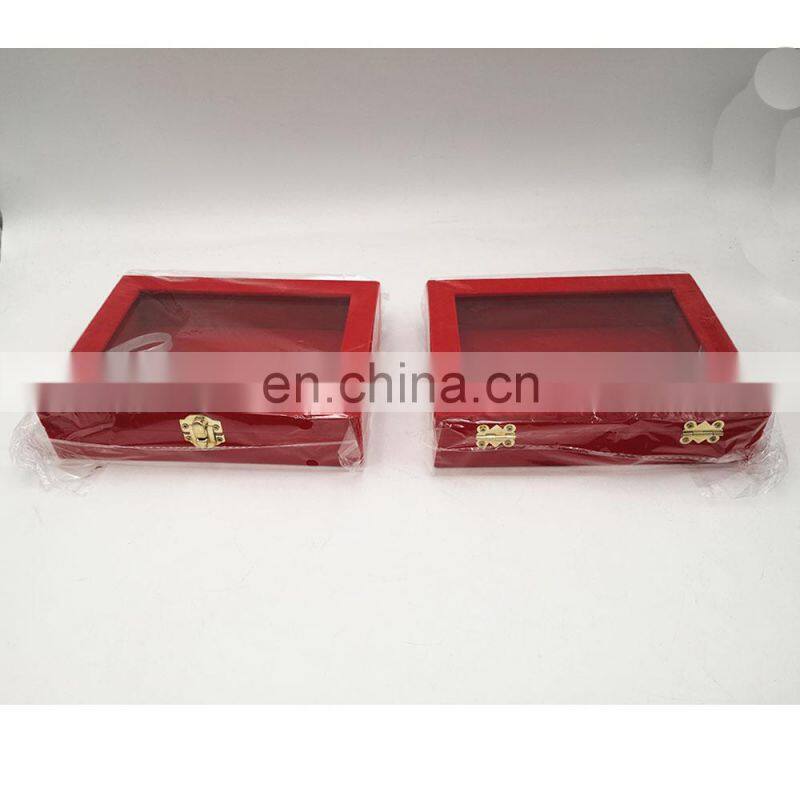 Beautiful New Design Red Color Velvet Storage Jewelry Box