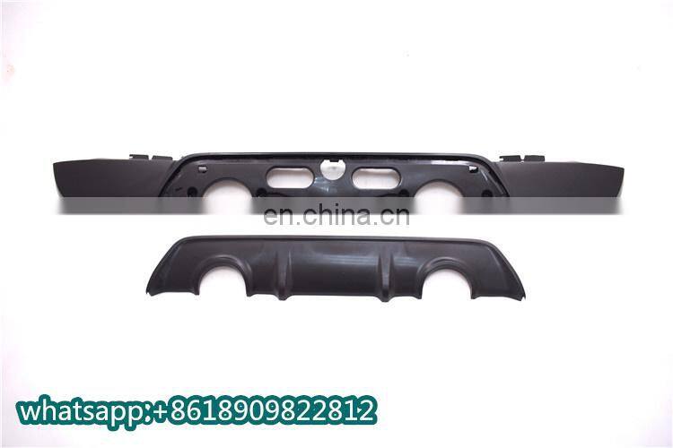 Smart body kit fit for Smart b style body kit front lip side skirt rear diffuser spoiler and exhaust auto upgrad body kit