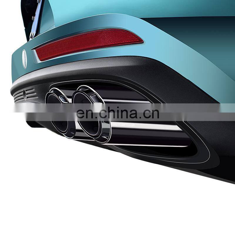 2017 year Hottest Design Performance three layers Chroming Black Exhaust tips muffler pipe fit for Porsche Panamera 971