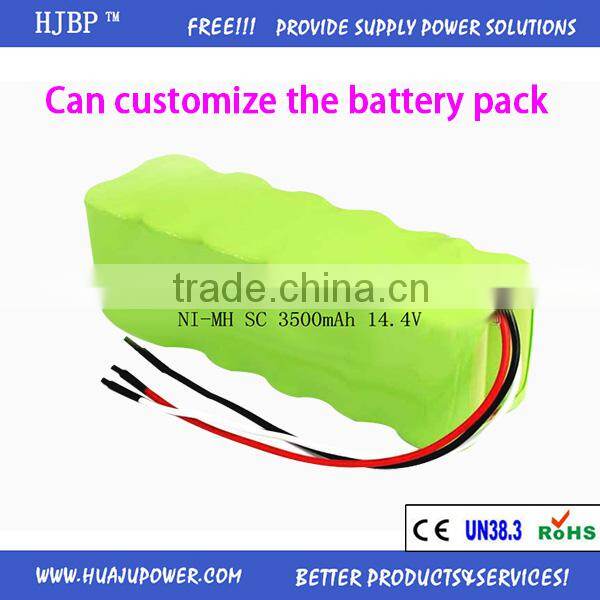14.4v ni-mh high-capacity sc3500mah battey pack