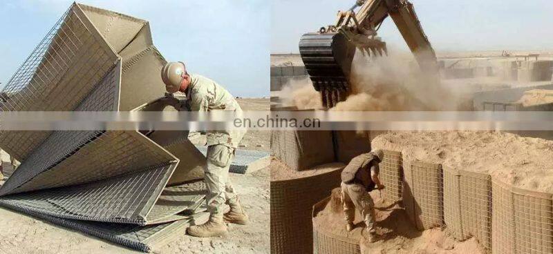 HESCO MIL series/ Factory price military sand wall hesco barriers for sale/ Hesco bastion